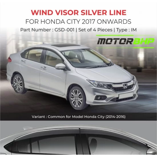 Honda city rain deals visor